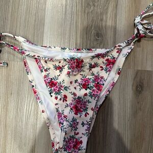 Wild Fable Floral Bikini Bottom and top with Pink and Green
